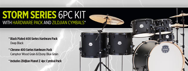 mapex storm bundle drum set