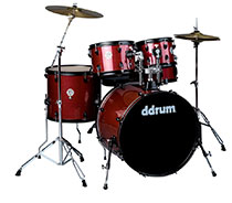 ddrum D2 Player Red Pinstripe